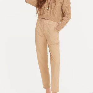 NWT PETITE PATCH-POCKET SLIM BOYFRIEND CHINO PANT